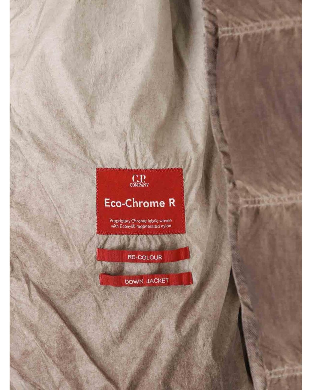C P Company Brown Padded Down Jacket for men