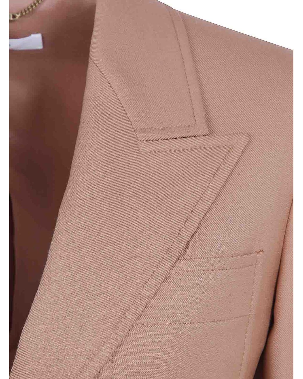 Chloé Pink Long Blazer Jacket