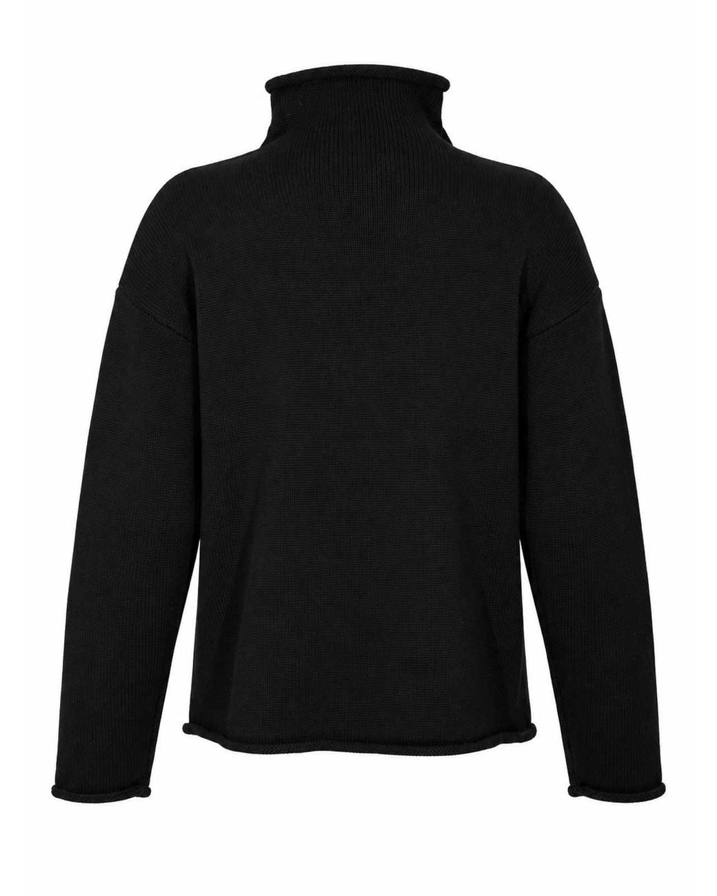 Pull Col Roulé Alpha Studio en coloris Black