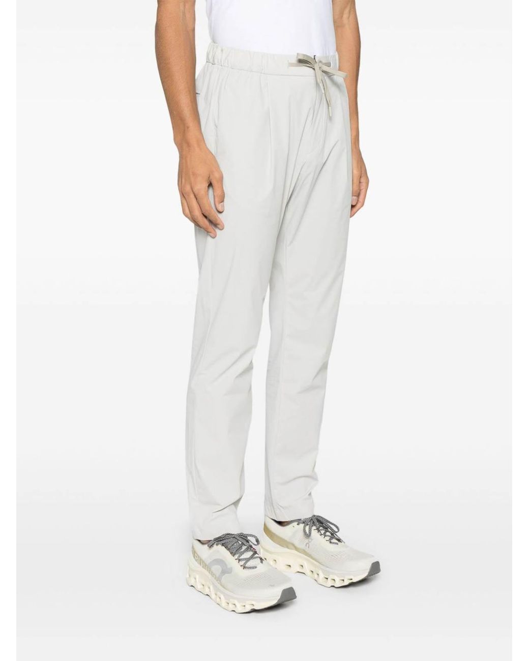 Herno White Pantaloni Chantilly for men