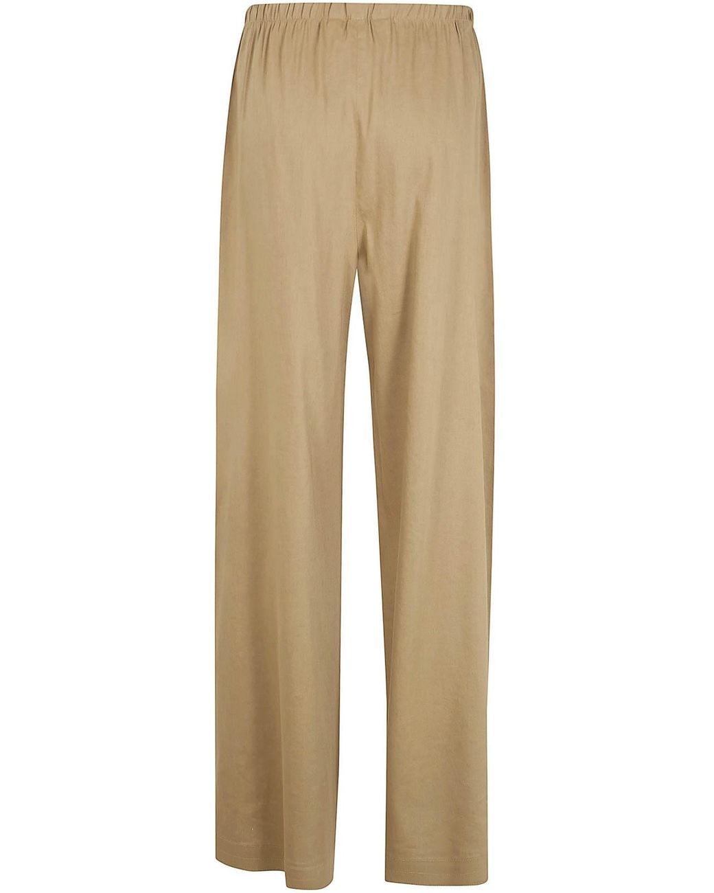 Max Mara Natural Destino Linen Viscose Trousers
