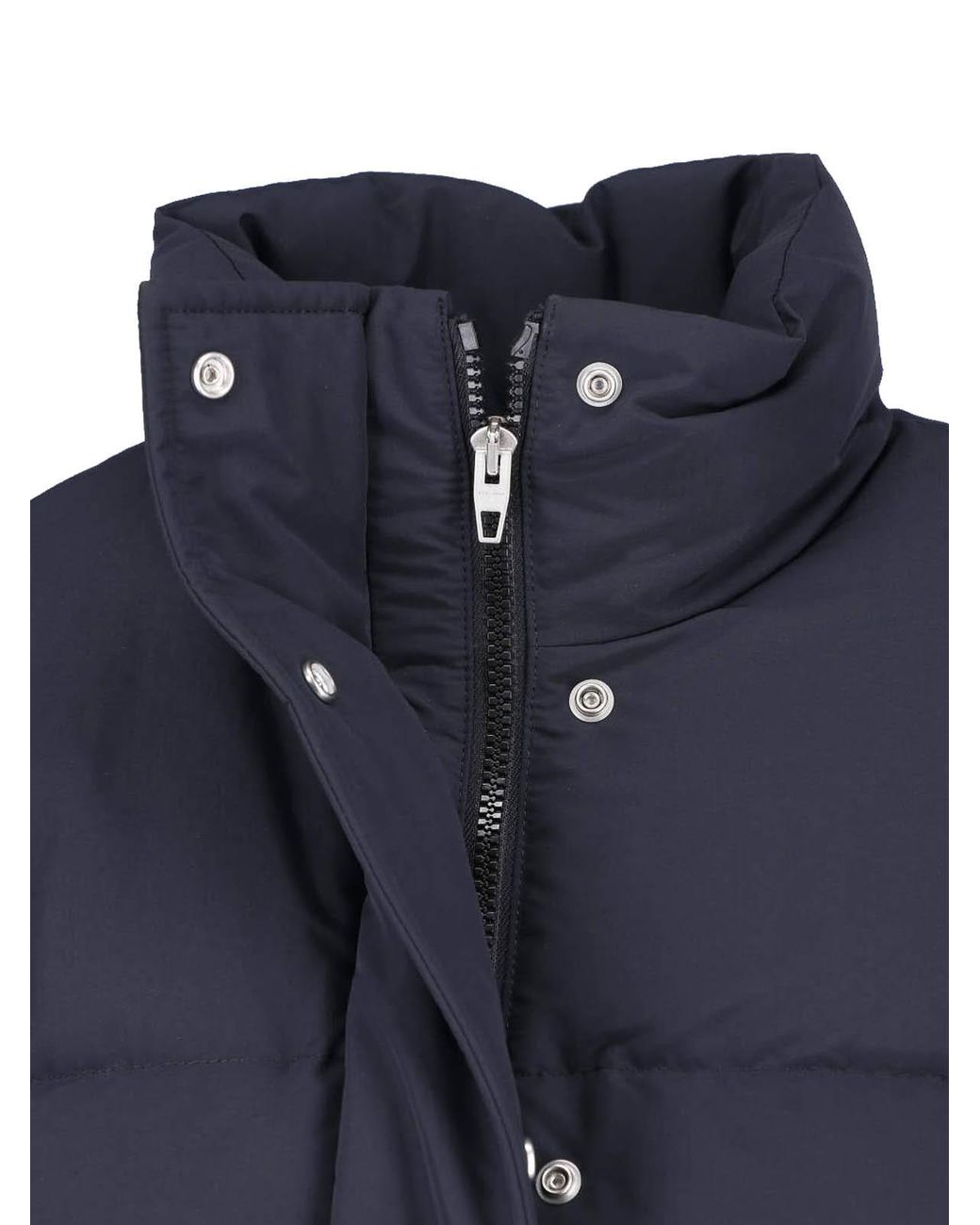 Jil Sander Blue Padded Down Jacket