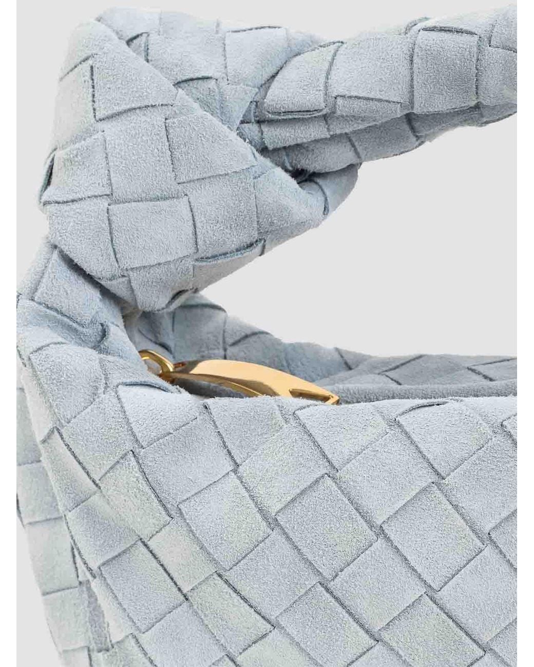 Bottega Veneta Blue Mini Jodie 15 Suede