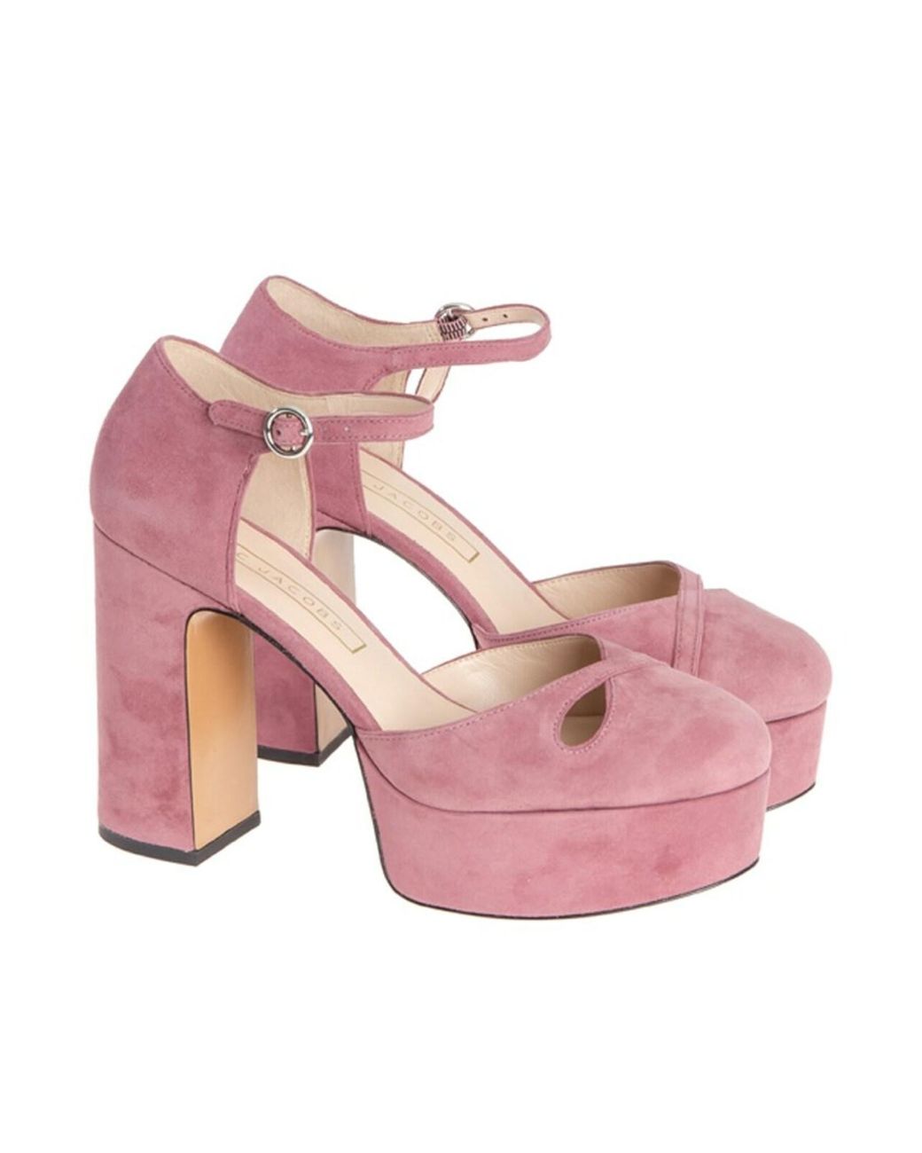 Marc Jacobs Pink Ankle Strap Shoes