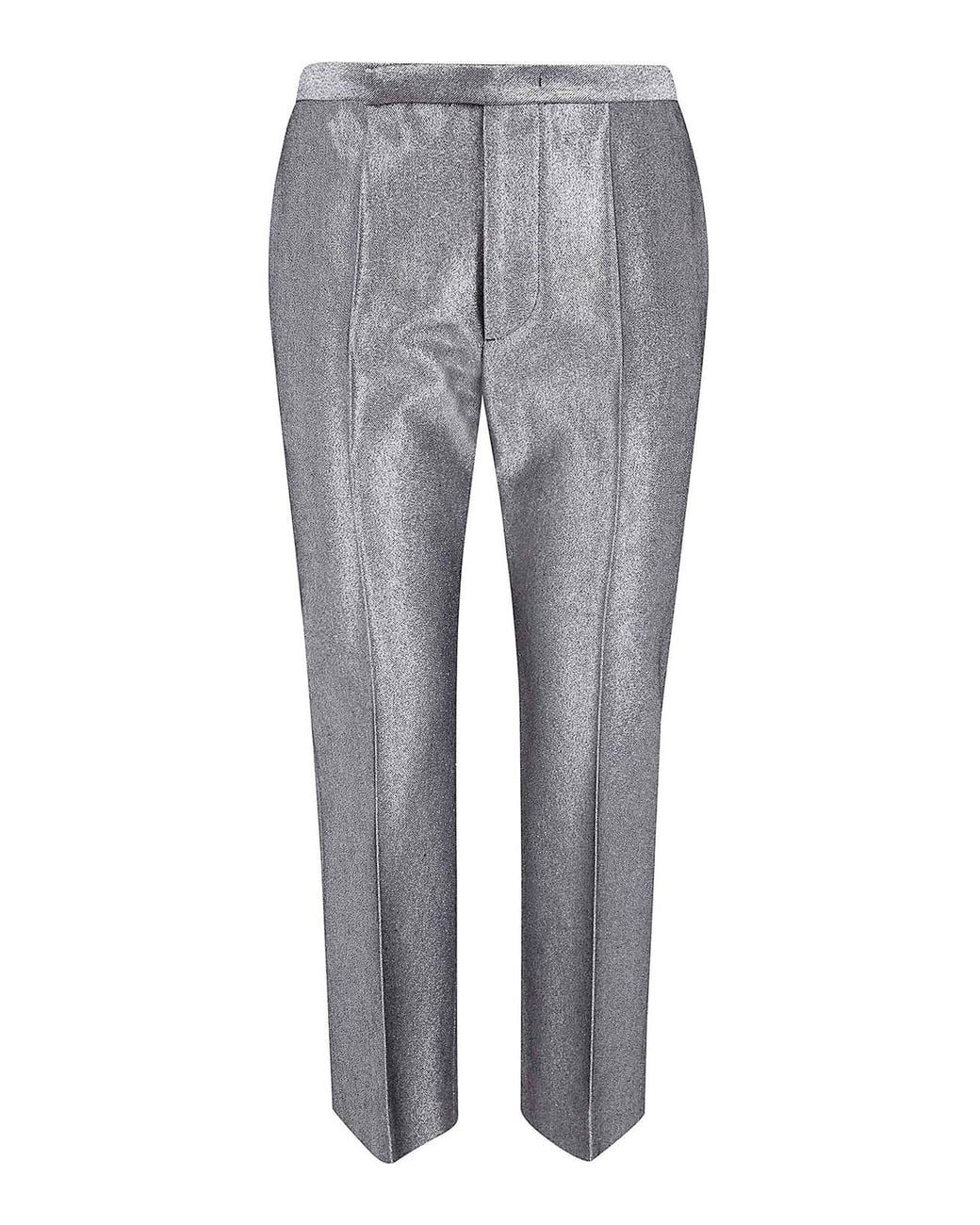 SAPIO Gray Crop Fitted Denim