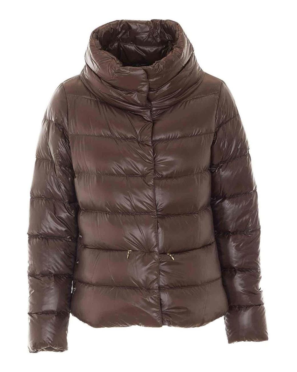 Herno Brown Fondant Light Down Jacket