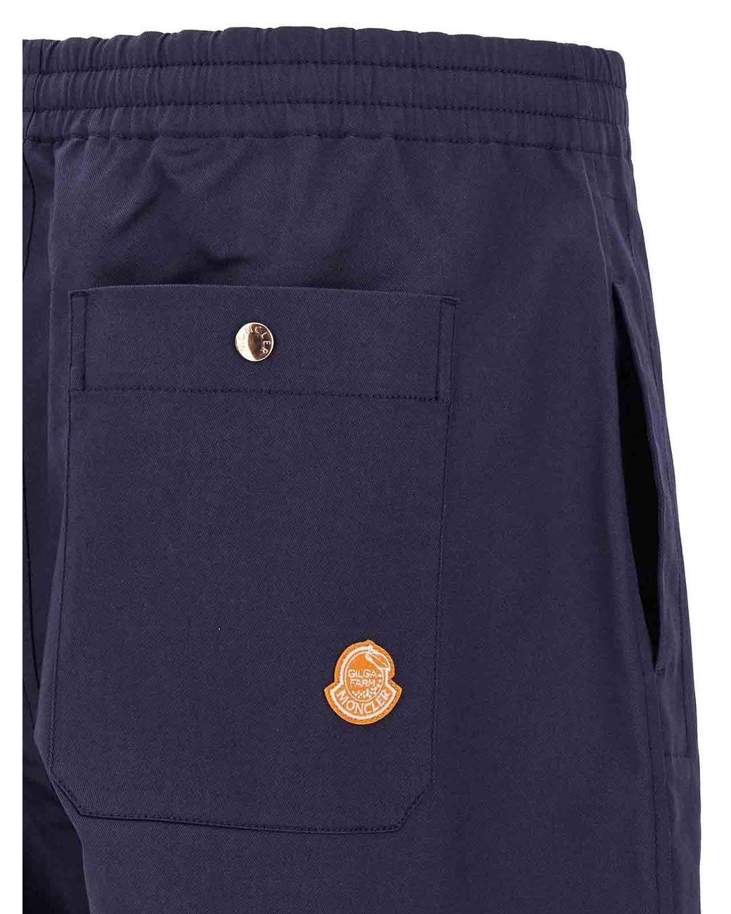 Moncler Blue X Gilga Farm Pants By Donald Glover for men