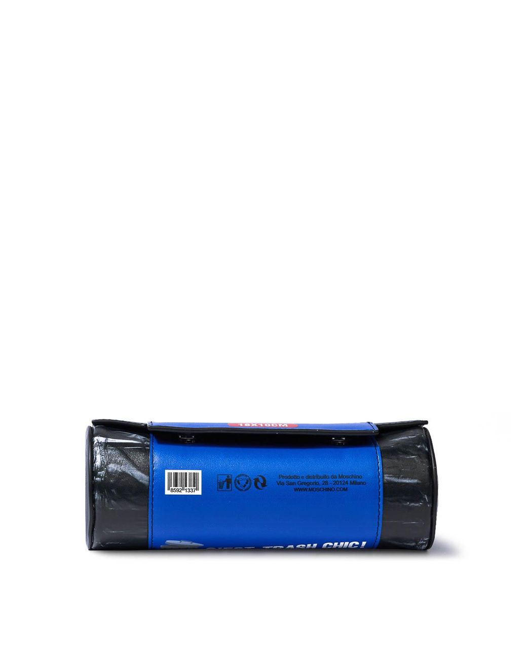 Moschino Blue Clutch Trash Chic