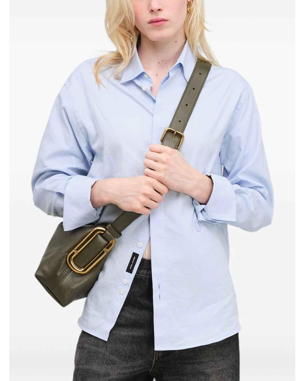 Marc Jacobs Gray Leather Bag
