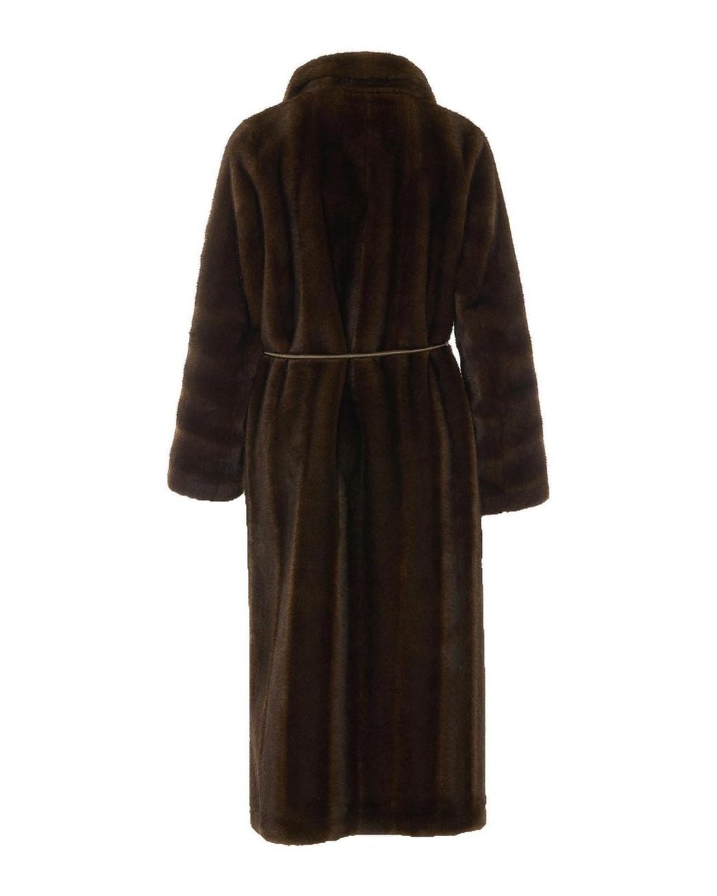 VALENTINI 1972 Black Faux Fur Coat