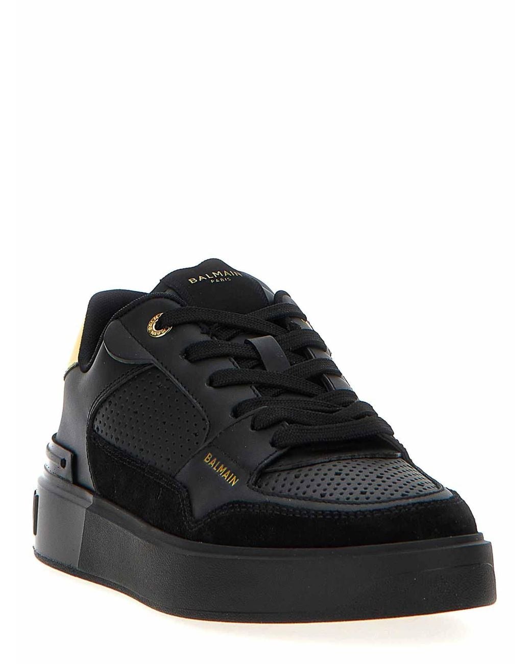 Balmain Black B-Court Flip Sneaker