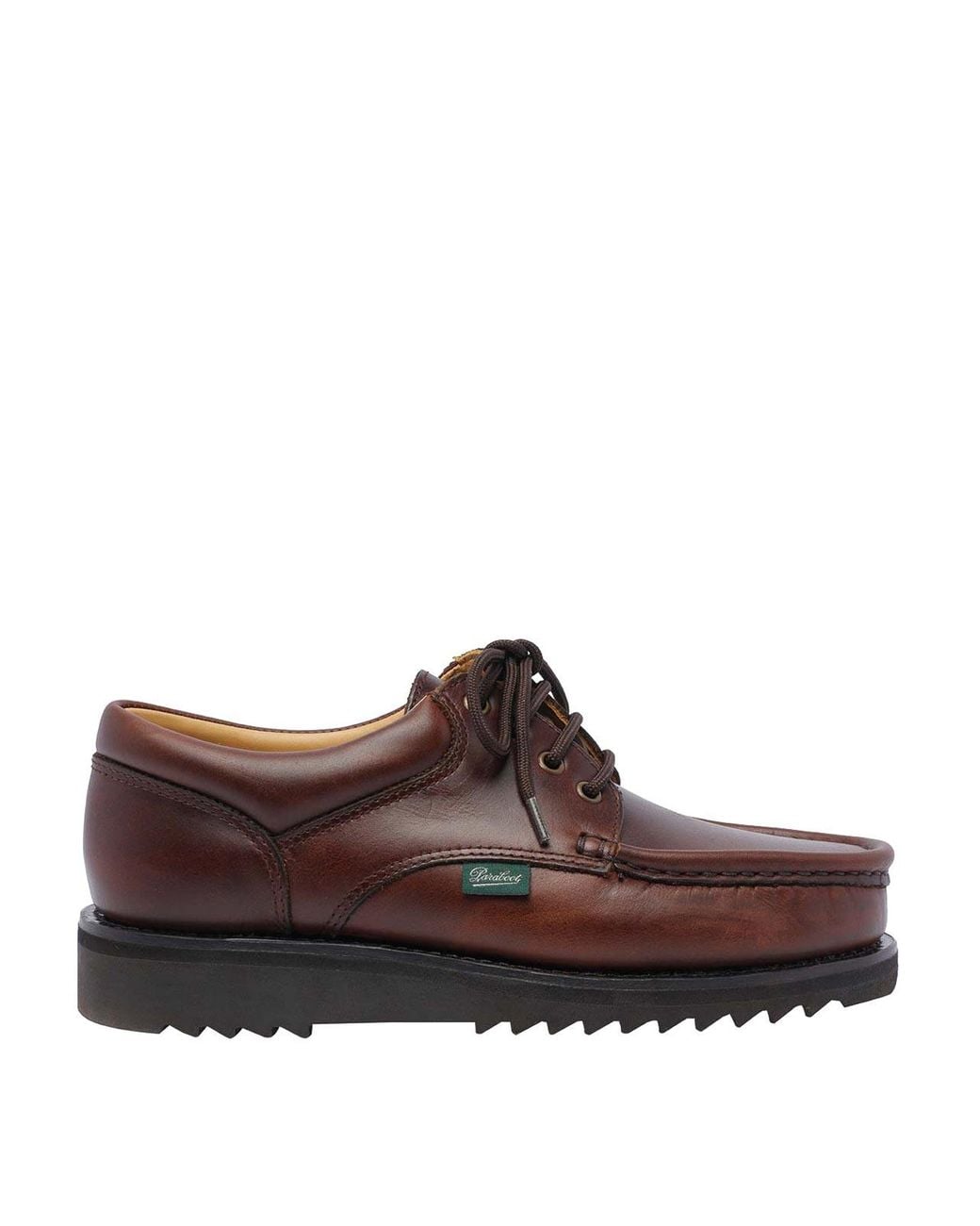 Paraboot Brown Thiers Laced Up Shoes for men