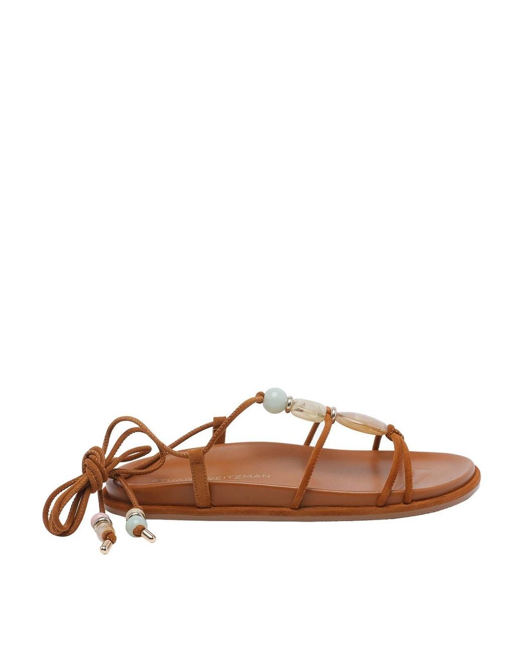 Stuart Weitzman Brown Boho Majorca Sandals