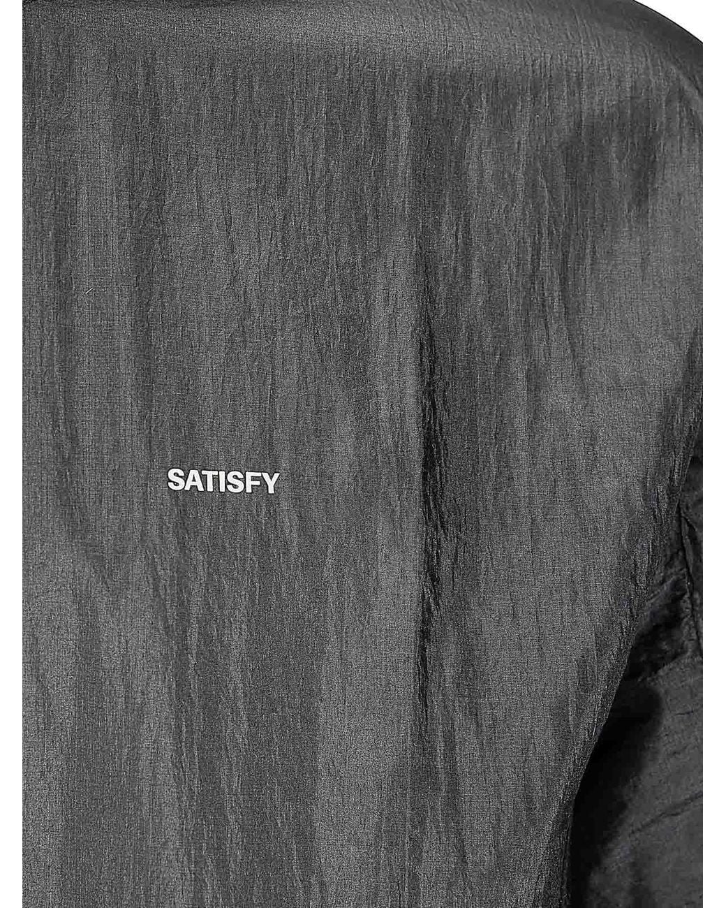 Satisfy Gray Pertex Diamond Fuse Windbreaker for men