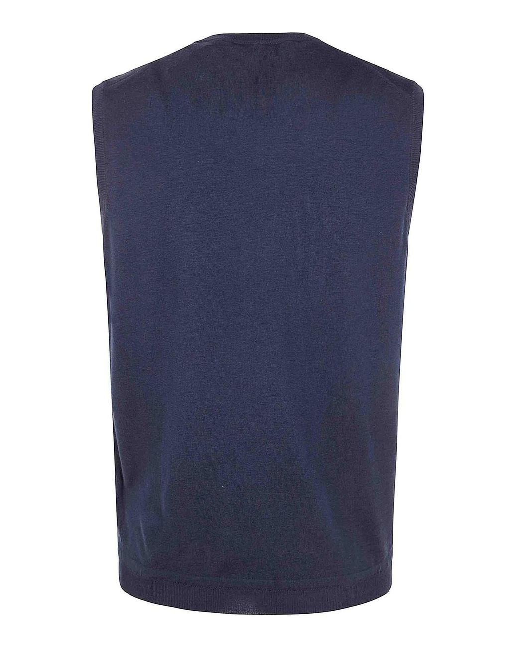 GOES BOTANICAL Blue V Neck Waistcoat for men