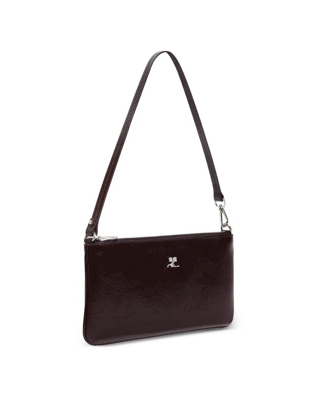 Courreges Purple Ac Naplack Zipped Pouch