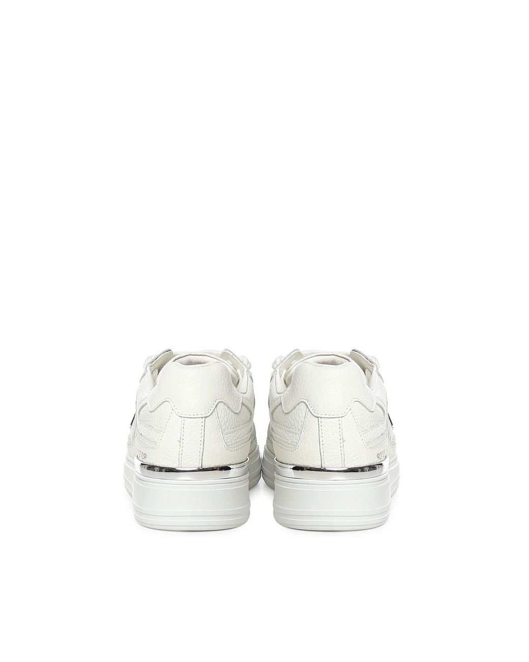 Philipp Plein White Leather Sneaker With Logo for men