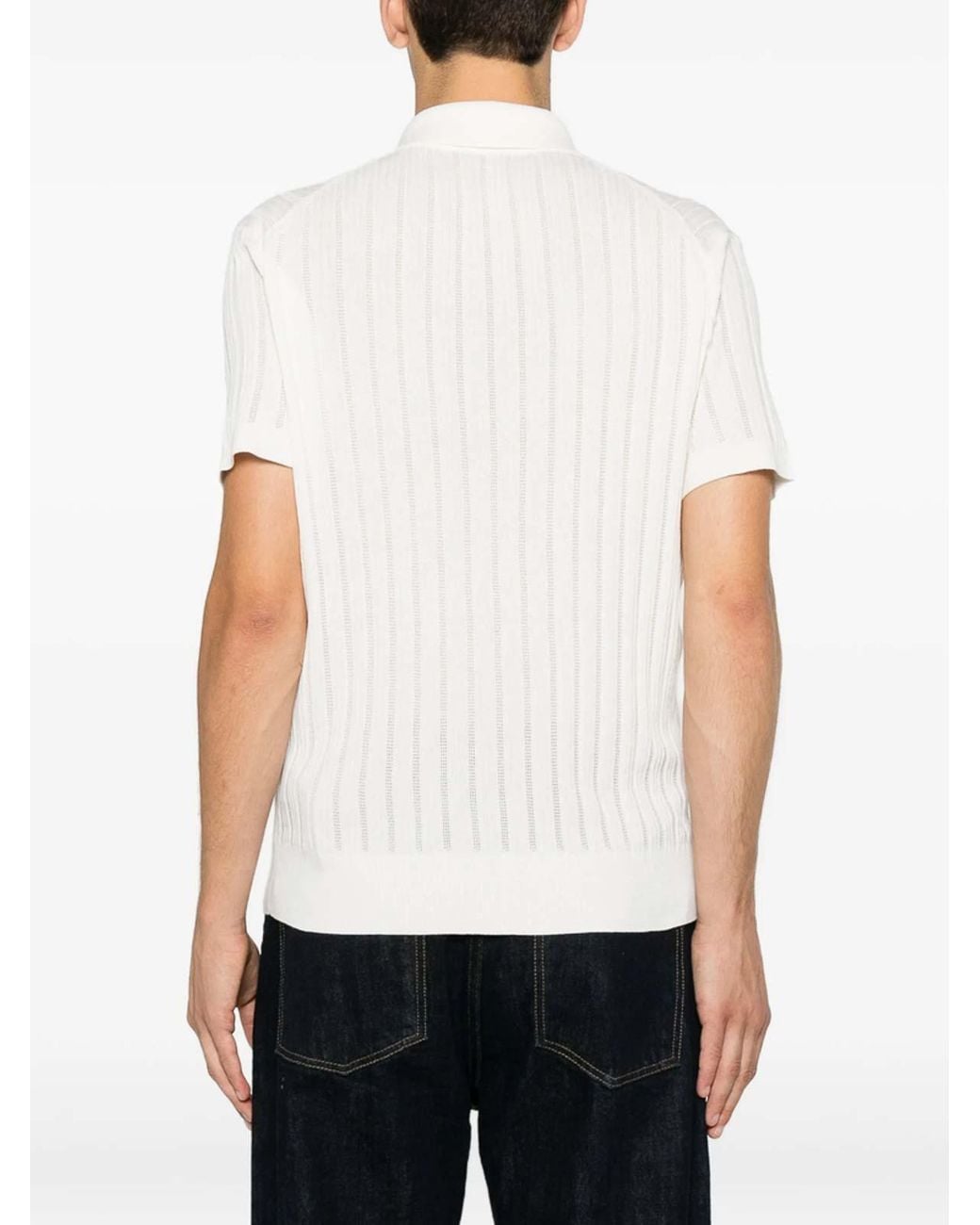 Tom Ford Rundhalspullover in White für Herren