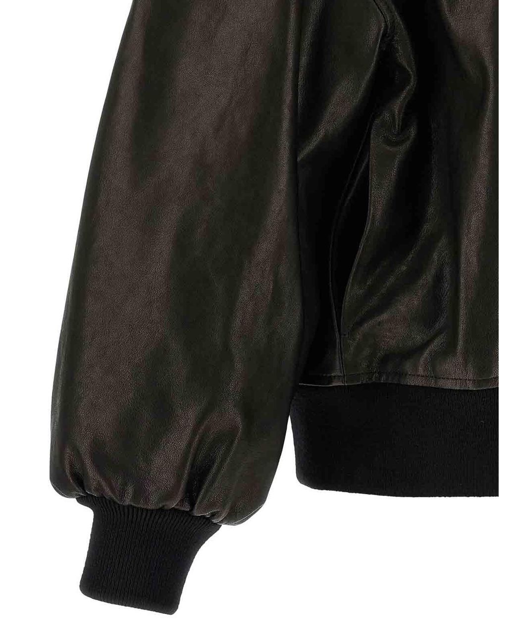 Chaqueta Bomber Khaite de color Black