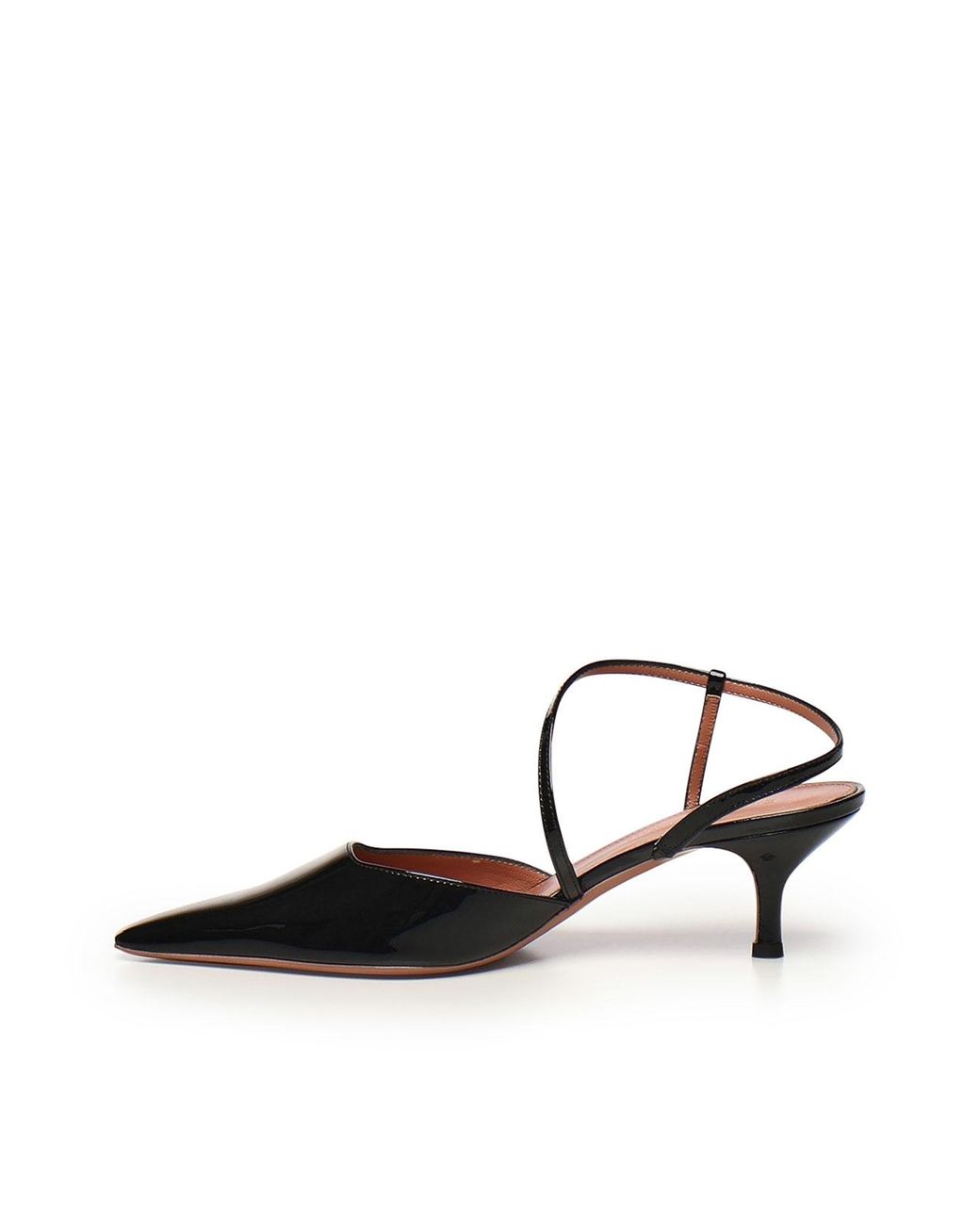 Giuliano Galiano Black Demi Sandals