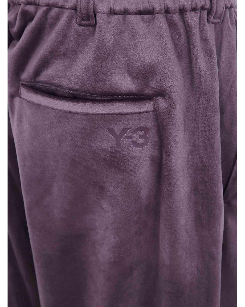 Y-3 Purple Vc Tp Track Trousers for men