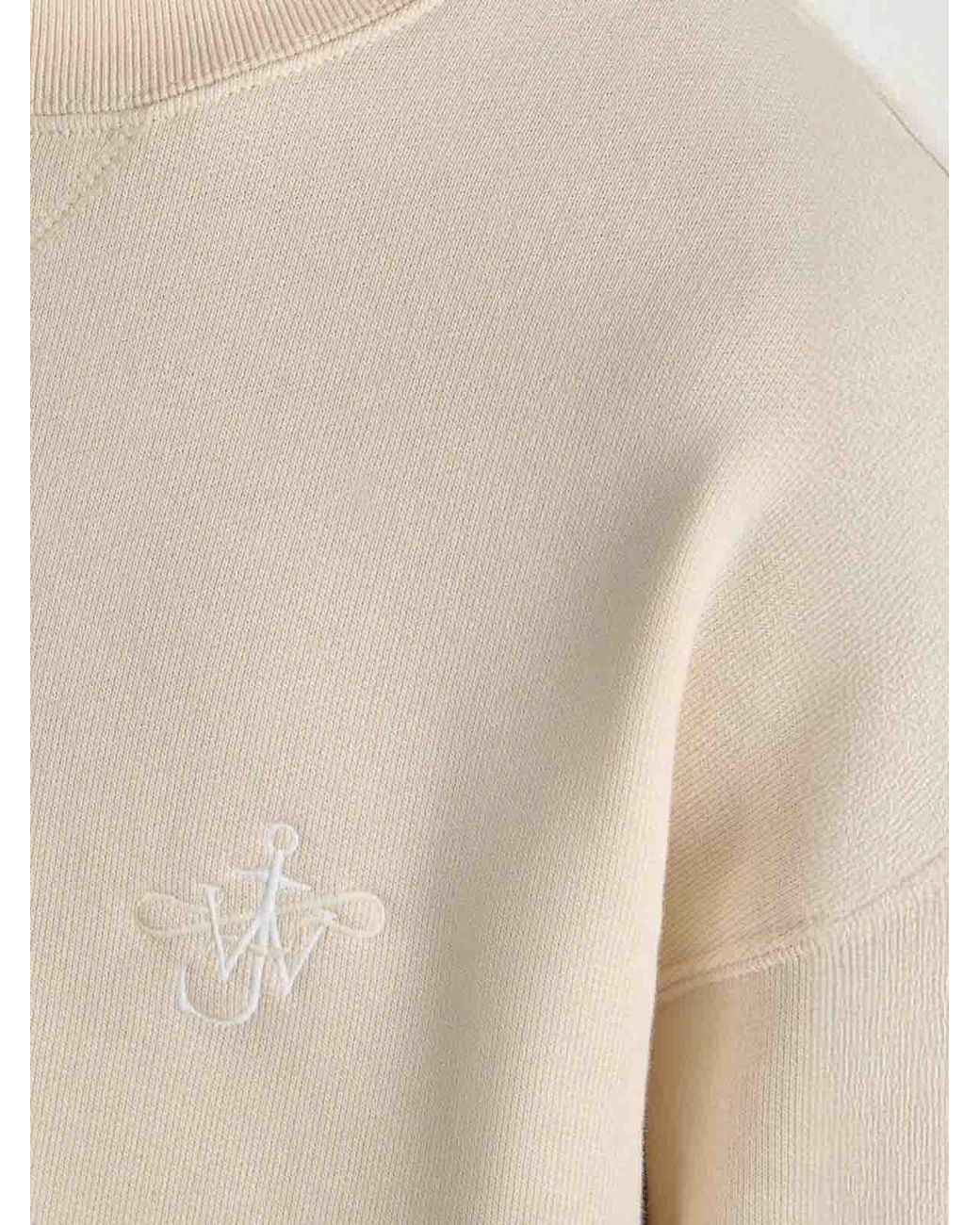 J.W. Anderson White Sweatshirt With Logo for men