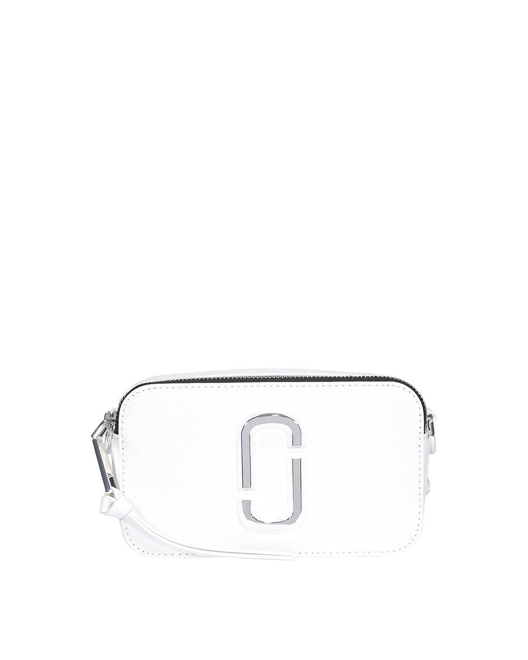 Marc Jacobs White The Snapshot Saffiano Leather Cross Body Bag