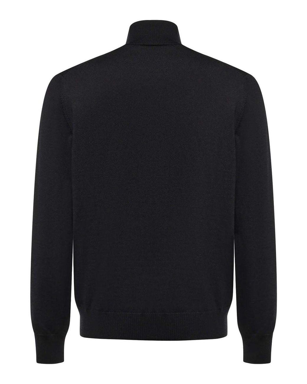 Fay Rollkragenpullover in Black für Herren