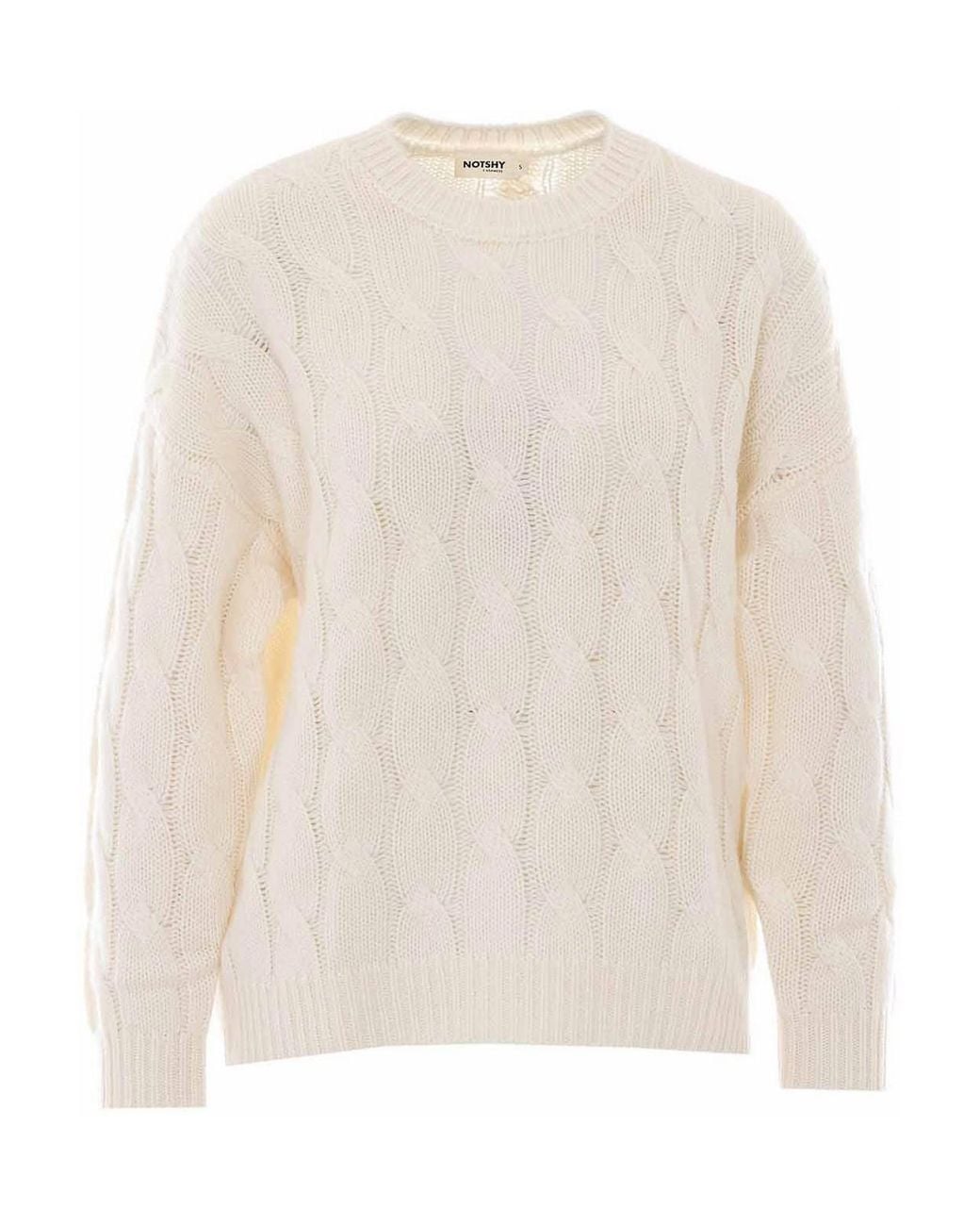 Not Shy White Patzi Sweater