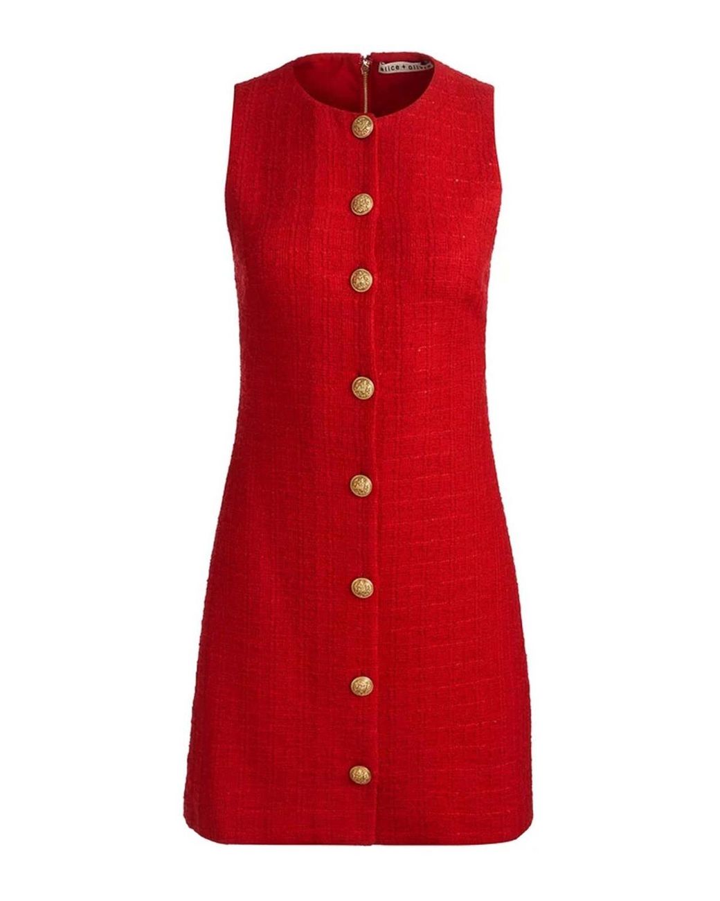 Alice + Olivia Red Short Pencil Dress