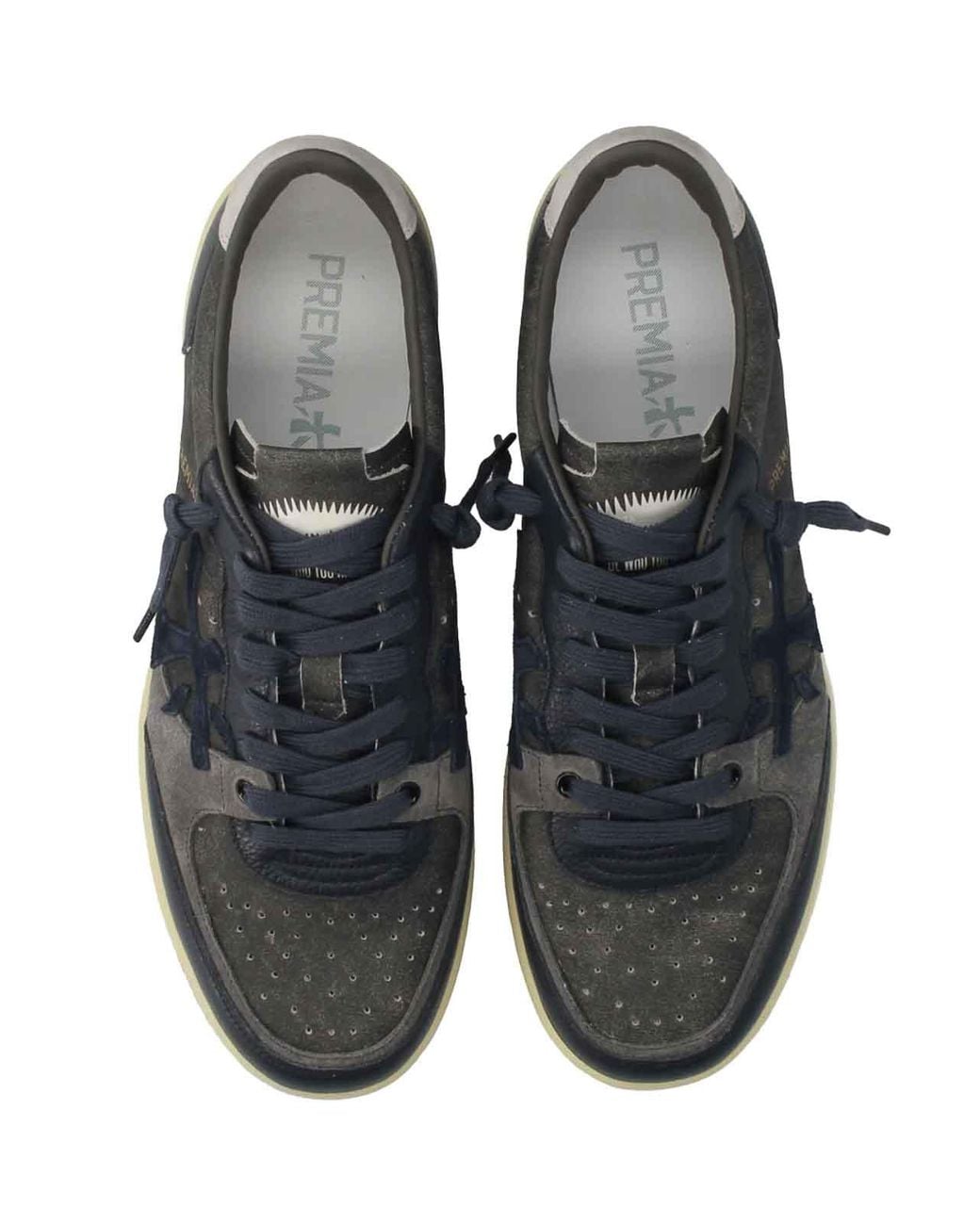 Premiata Bskt Clay Sneakers in Blue for Men | Lyst