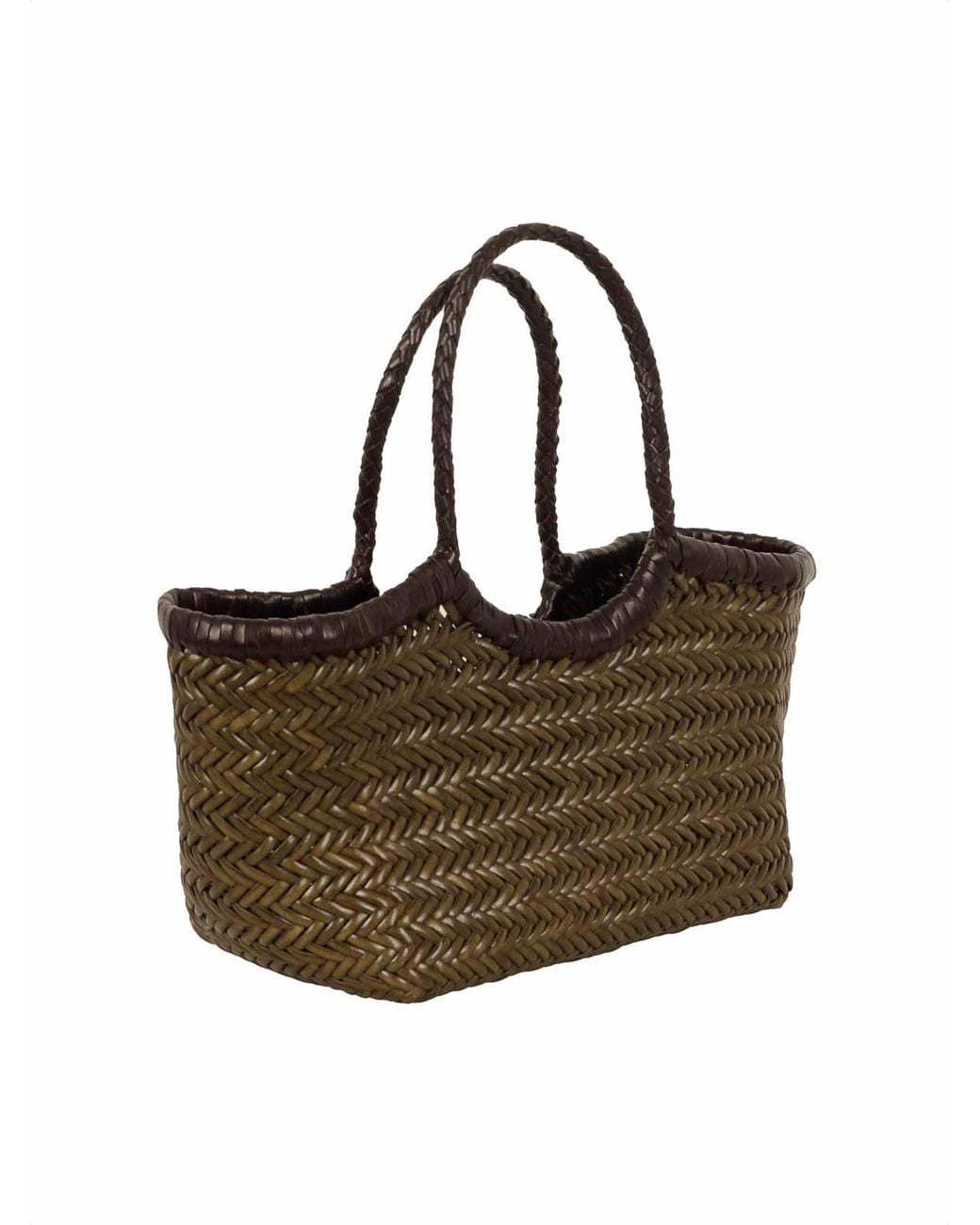 Nantucket Small Bicolore di Dragon Diffusion in Brown
