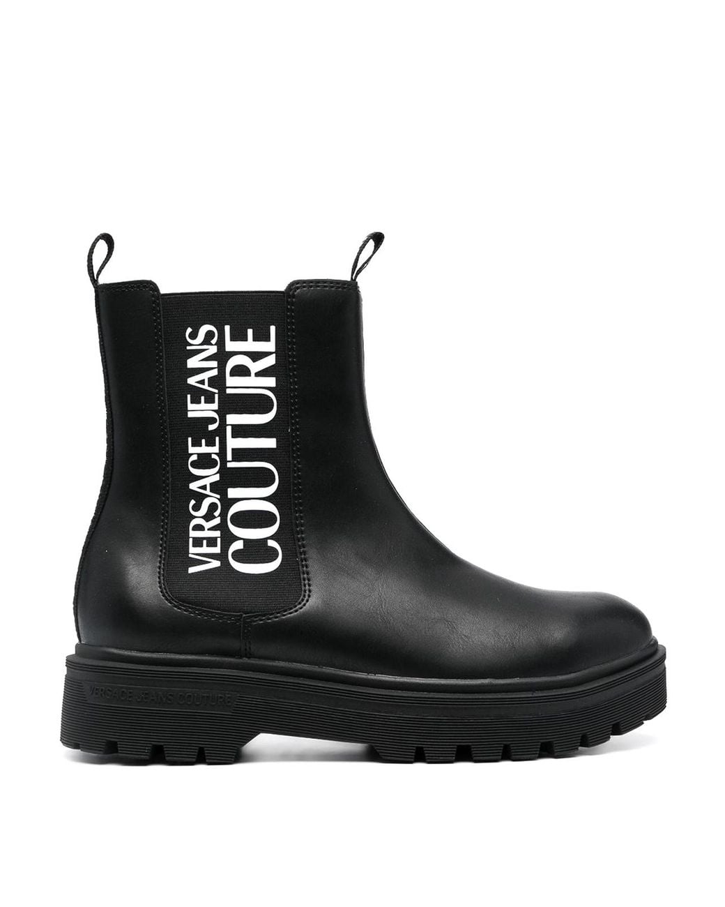 Versace Jeans Couture Black 'chelsea' Boots for men
