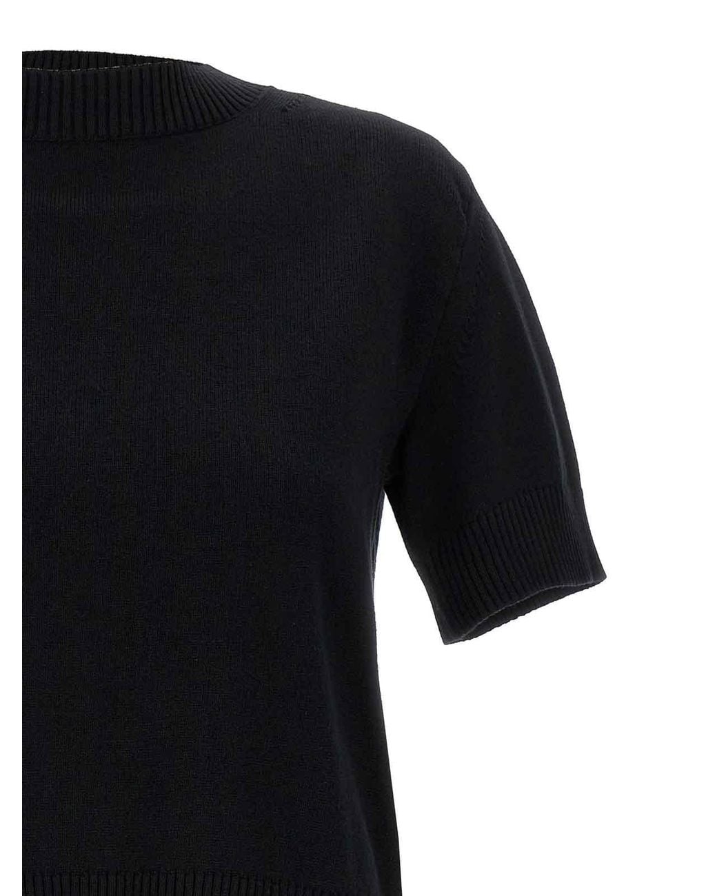 Sacai Black Patchwork Sweater