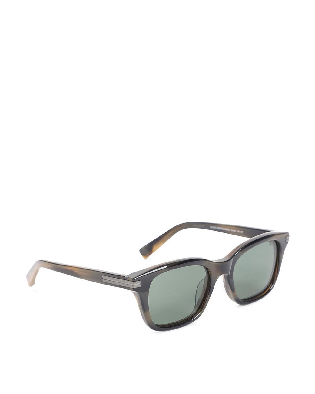 Zegna Gray Acetate Sunglasses for men