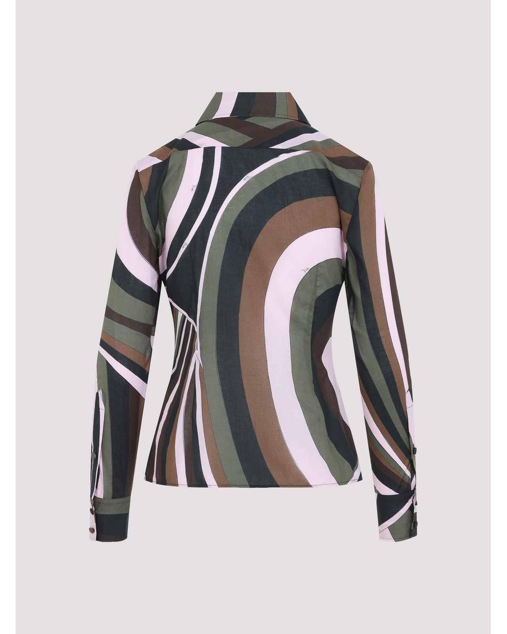 Emilio Pucci Gray Shirt