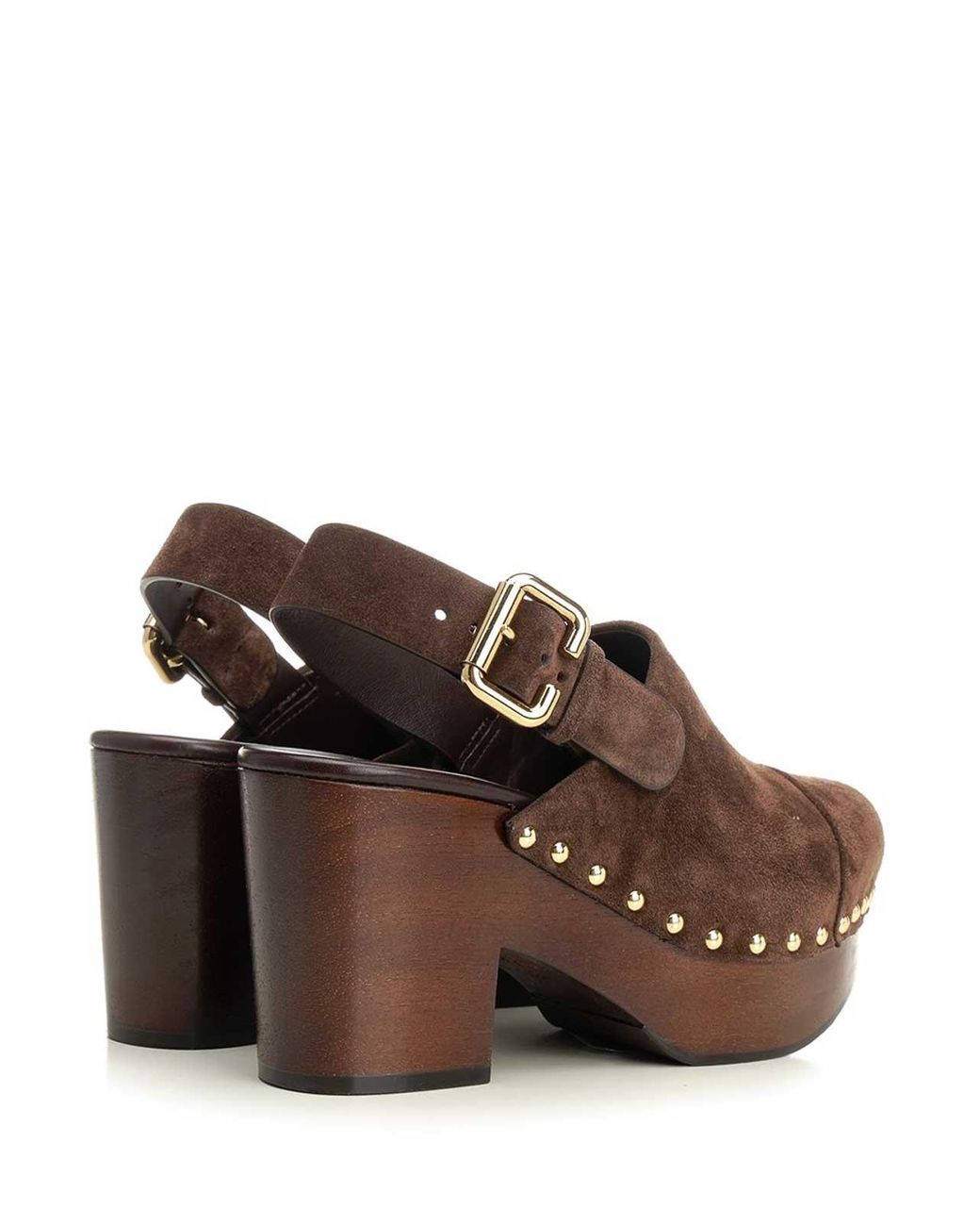 Chloé Brown Clogs