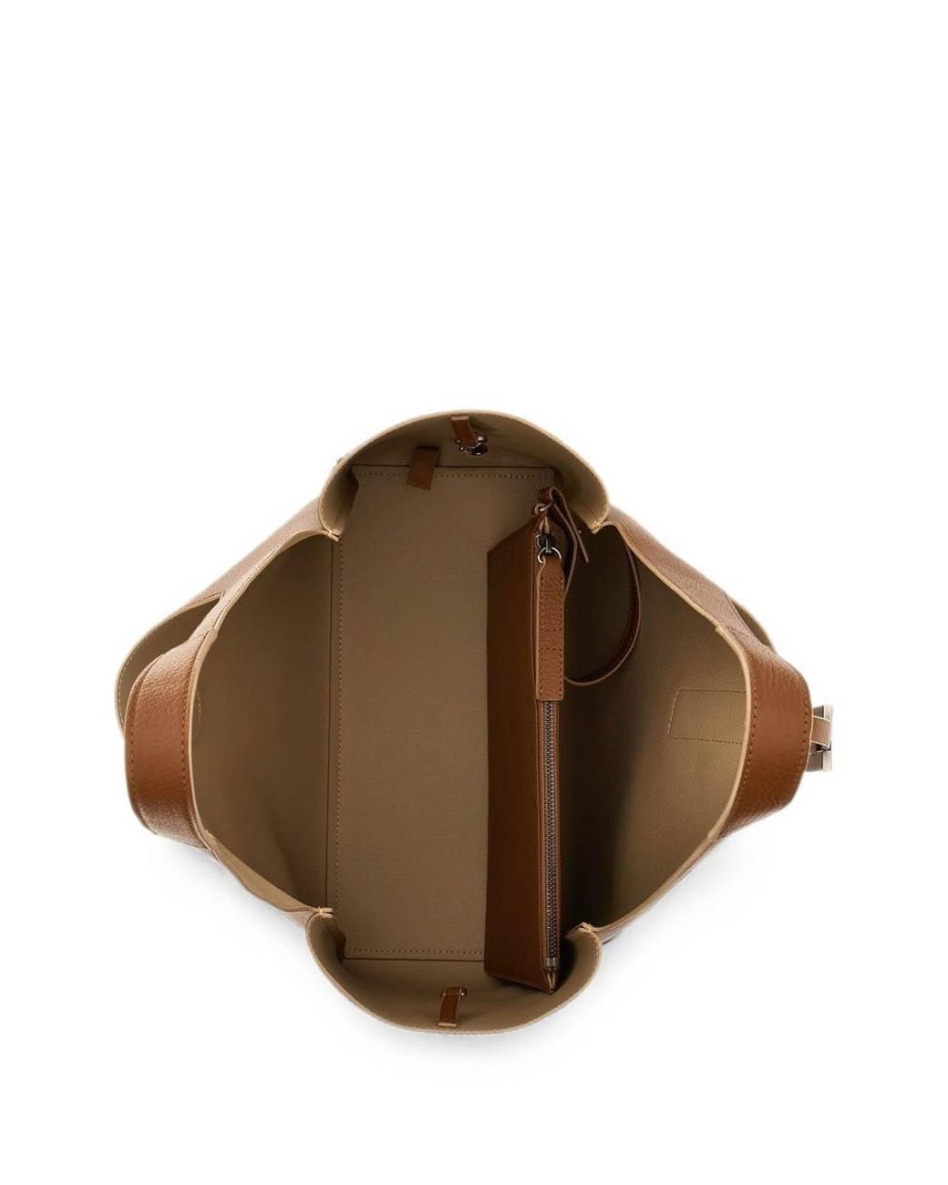 Hogan Brown Trend Leather Tote