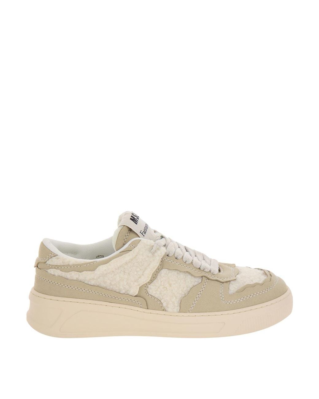 MSGM White Fantastic Sneakers