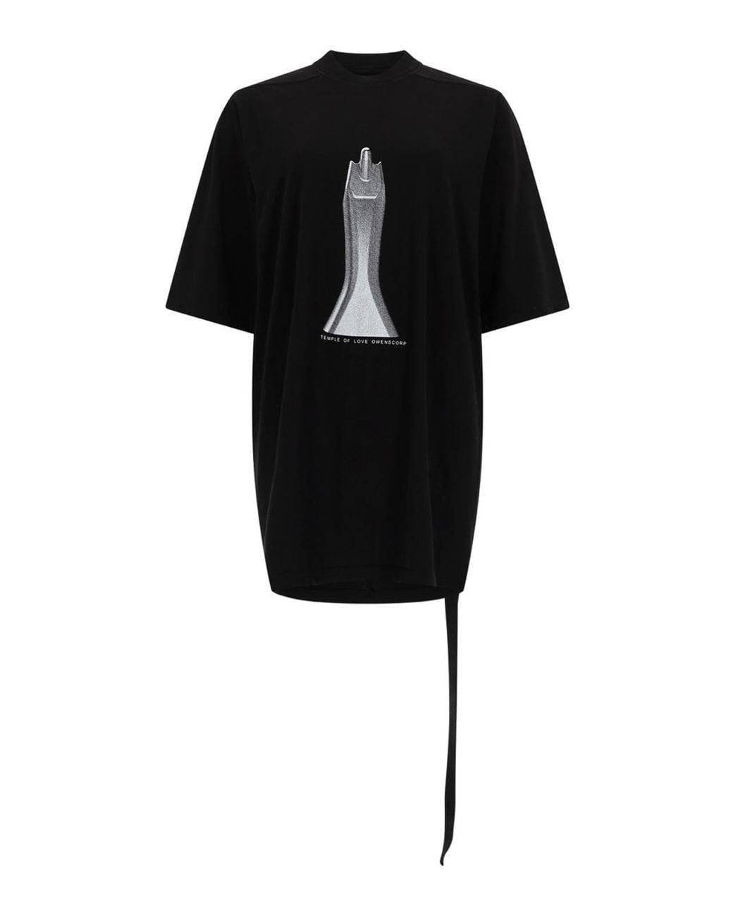 Rick Owens Black Short-Sleeved T-Shirt