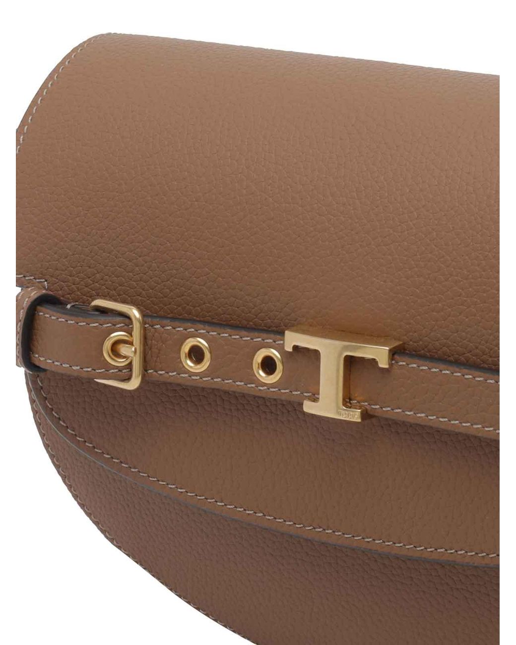 Tod's Brown Mini Tim Crossbody Bag