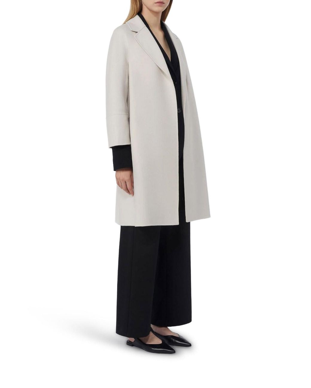 Max Mara White Smaxmara Arona Short Coat