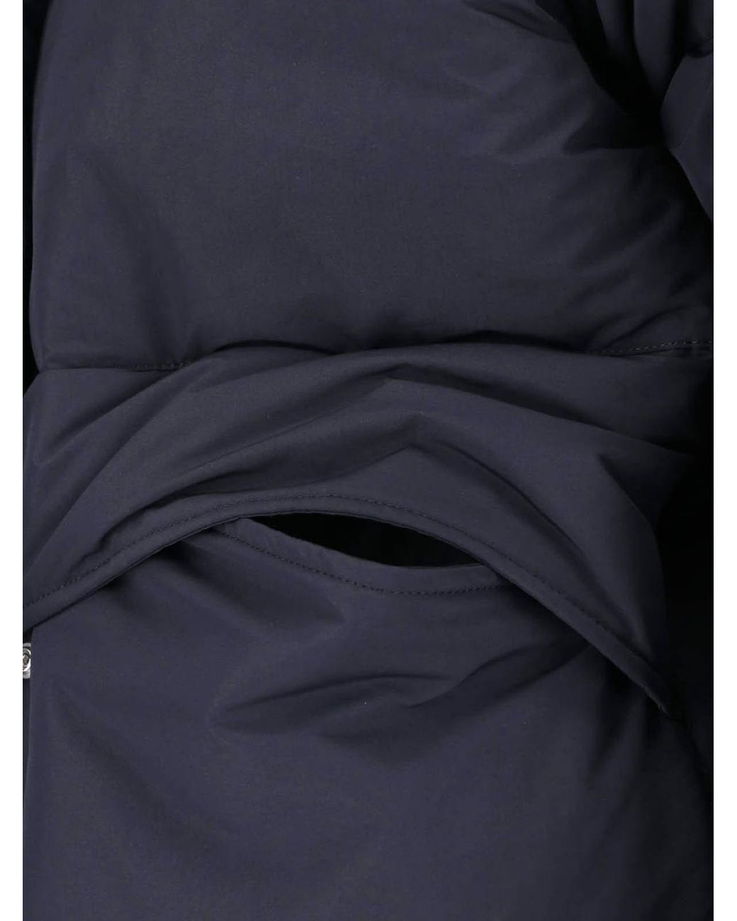 Jil Sander Blue Padded Down Jacket