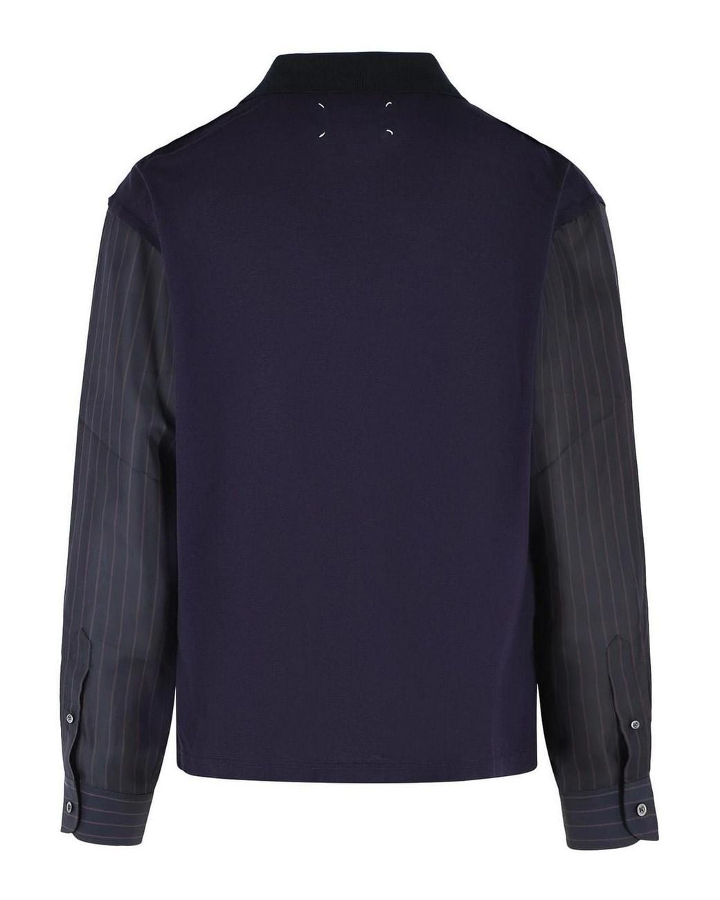 Maison Margiela Blue Cotton Shirt for men