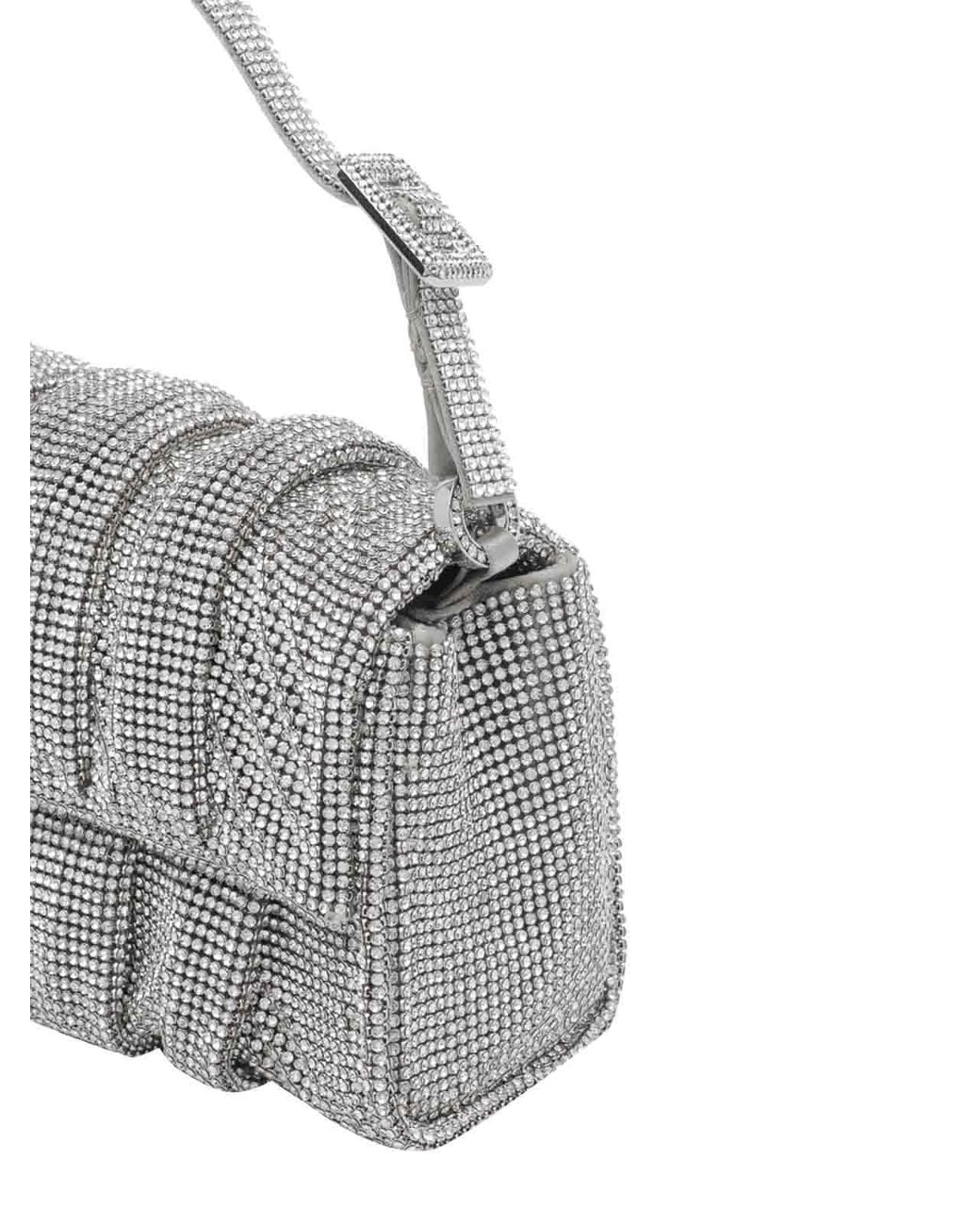 Benedetta Bruzziches Gray Iris Handbag