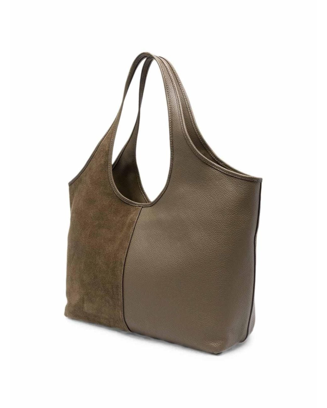Michael Kors Brown Shopping Bag With Smooth Leather
