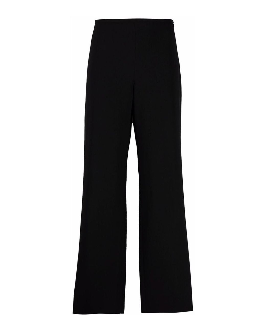 Emporio Armani Black Viscose Blend Pants