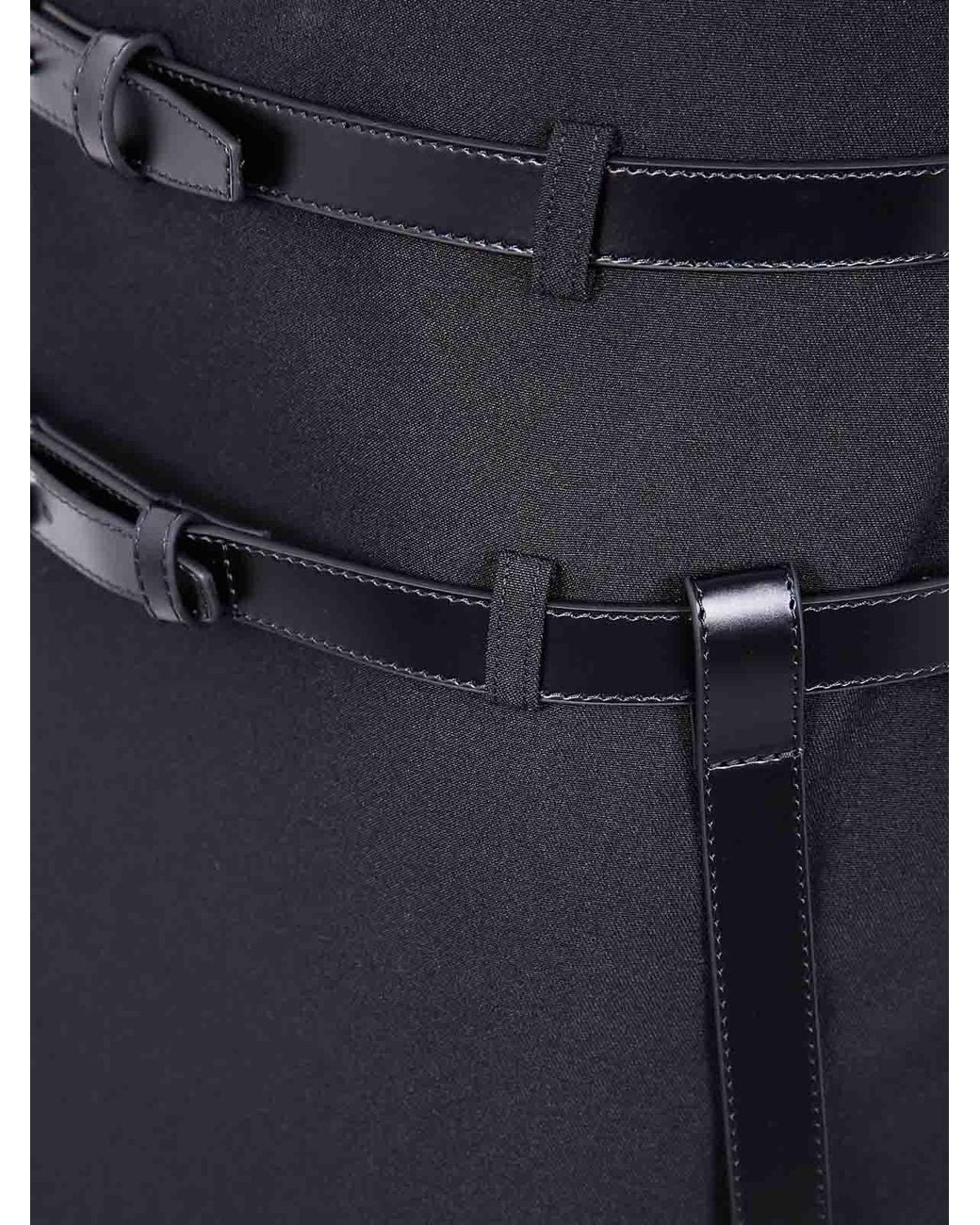 Coperni Black Multi Belt Skirt