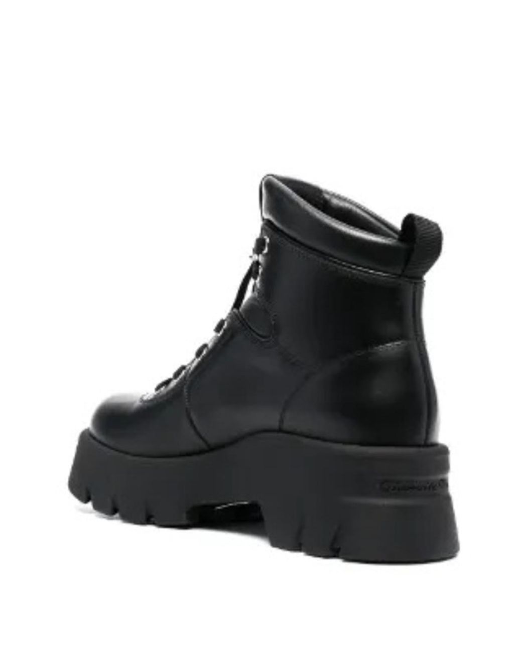 Gianvito Rossi Black Vancouver Lace-Up Ankle Boots