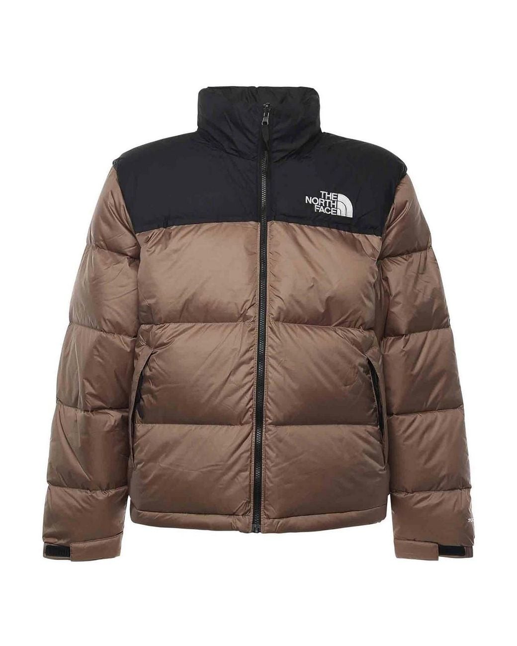 The North Face Brown 1996 Nuptse Retro Nylon Jacket for men